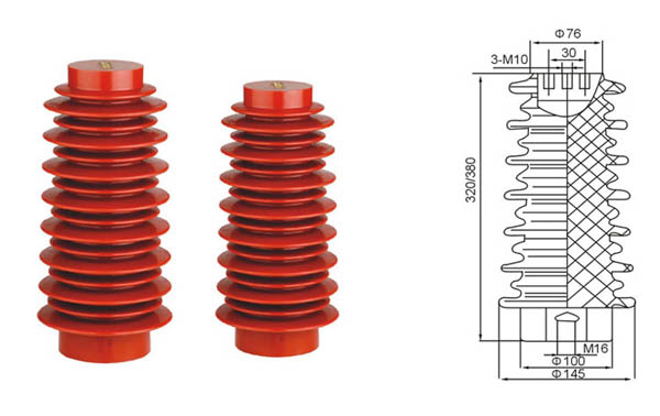 ZJ-35KV 145×320、ZJ-35KV 145×380支柱絕緣子